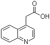 structure of CAS# 109922-57-8, Quinoline-4-acetic acid;2-(Quinolin-4-yl)acetic acid; 4-Chinolincarbonsure