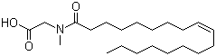 structure of CAS# 110-25-8, N-Oleoylsarcosine;Oleic sarcoside; N-Oleoyl sarcosinate; 221P; Cordesin O; Hamposyl O