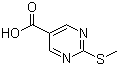 结构式 CAS# 110099-94-0, 2-(甲硫基)嘧啶-5-羧酸