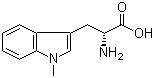 结构式 CAS# 110117-83-4, 1-甲基-D-色氨酸