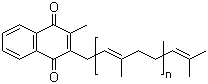 Vitamin K2 molecular structure (CAS 11032-49-8)