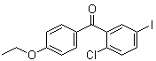 结构式 CAS# 1103738-26-6, (2-氯-5-碘苯基)(4-乙氧基苯基)甲酮