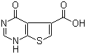 结构式 CAS# 1104926-91-1, 1,4-二氢-4-氧代噻吩并[2,3-d]嘧啶-5-羧酸
