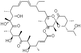 结构式 CAS# 11050-94-5, 寡霉素 B