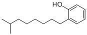 structure of CAS# 11066-49-2, Isononylphenol;2-(7-methyloctyl)phenol