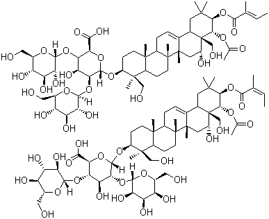 结构式 CAS# 11072-93-8, beta-七叶素