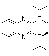 structure of CAS# 1107608-80-9, 2,3-Bis[(S)-(1,1-dimethylethyl)methylphosphino]quinoxaline;(S,S)-QuinoxP*