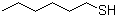 structure of CAS# 111-31-9, 1-Hexanethiol;n-Hexyl mercaptan