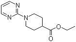 structure of CAS# 111247-60-0, Ethyl 1-pyrimidin-2-ylpiperidine-4-carboxylate;1-Pyrimidin-2-ylpiperidine-4-carboxylic acid ethyl ester