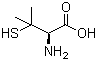 结构式 CAS# 1113-41-3, L-(+)-青霉胺; 3-巯基-L-缬氨酸