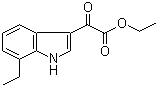 structure of CAS# 111478-90-1, 7-Ethyl-alpha-oxo-1H-indole-3-acetic acid ethyl ester