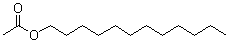 structure of CAS# 112-66-3, Dodecan-1-yl acetate;Lauryl acetate; NSC 67366; Okimelanolure; n-Dodecyl acetate