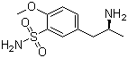structure of CAS# 112101-81-2, R-(-)-5-(2-Amino-propyl)-2-methoxy-benzenesulfonamide