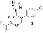 结构式 CAS# 112281-77-3, 氟醚唑; 2-(2,4-二氯苯基)-3-(1H-1,2,4-三唑-1-基)丙基 1,1,2,2,-四氟乙基醚