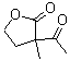 结构式 CAS# 1123-19-9, 3-乙酰基-3-甲基四氢呋喃-2-酮