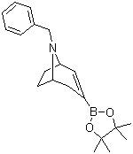 结构式 CAS# 1123661-15-3, 8-苄基-8-氮杂双环[3.2.1]辛-2-烯-3-硼酸频哪醇酯