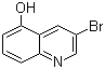 structure of CAS# 1123738-15-7, 3-Bromo-5-quinolinol