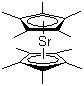 双(五甲基环戊二烯)锶分子结构 (CAS 112379-48-3)