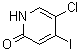 结构式 CAS# 1125410-07-2, 5-氯-4-碘-2(1H)-吡啶酮