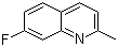 structure of CAS# 1128-74-1, 7-Fluoro-2-methylquinoline
