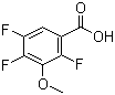 结构式 CAS# 112811-65-1, 3-甲氧基-2,4,5-三氟苯甲酸