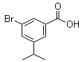 3-溴-5-异丙基苯甲酸分子结构 (CAS 112930-39-9)