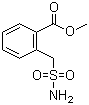结构式 CAS# 112941-26-1, 2-氨基磺酰甲基苯甲酸甲酯; 2-甲酸甲酯苄磺酰胺