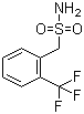 结构式 CAS# 112941-35-2, 2-(三氟甲基)苄磺酰胺; 邻三氟甲基苄磺酰胺