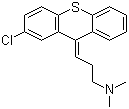 氯普噻吨分子结构 (CAS 113-59-7)