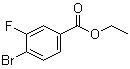 structure of CAS# 1130165-74-0, Ethyl 4-bromo-3-fluorobenzoate
