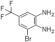 3-溴-4,5-二氨基三氟甲苯分子结构 (CAS 113170-72-2)