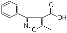 structure of CAS# 1136-45-4, 5-Methyl-3-phenylisoxazole-4-carboxylic acid;Oxacillin Related Compound C
