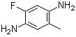 结构式 CAS# 1141669-41-1, 2-氟-5-甲基-1,4-苯二胺