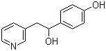 structure of CAS# 115382-40-6, alpha-(4-Hydroxyphenyl)-3-pyridineethanol
