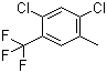 structure of CAS# 115571-61-4, 2,4-Dichloro-5-methylbenzotrifluoride;2,4-Dichloro-5-(trifluoromethyl)toluene