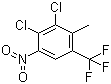 structure of CAS# 115571-68-1, 2,3-Dichloro-6-trifluoromethyl-4-nitrotoluene;3,4-Dichloro-5-nitro-2-methylbenzotrifluoride