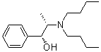 结构式 CAS# 115651-77-9, (1R,2S)-2-二丁基氨基-1-苯基-1-丙醇