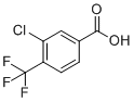 structure of CAS# 115754-20-6, 3-Chloro-4-(trifluoromethyl)benzoic acid