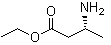 结构式 CAS# 115880-49-4, (3R)-3-氨基丁酸乙酯