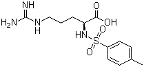 结构式 CAS# 1159-15-5, N-对甲苯磺酰基-L-精氨酸
