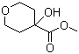 结构式 CAS# 115996-72-0, 四氢-4-羟基-2H-吡喃-4-甲酸甲酯