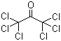 structure of CAS# 116-16-5, Hexachloroacetone;Hexachloro-2-propanone; Hexachloropropan-2-one