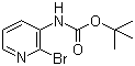 structure of CAS# 116026-98-3, (2-Bromopyridin-3-yl)carbamic acid tert-butyl ester