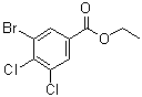 structure of CAS# 1160574-85-5, 3-Bromo-4,5-dichlorobenzoic acid ethyl ester