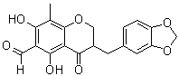 6-Formyl-isoophiopogonanone A molecular structure (CAS 116291-82-8)