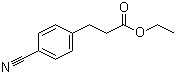 结构式 CAS# 116460-89-0, 4-氰基-3-苯丙酸乙酯; 3-(4-氰基苯基)丙酸乙酯