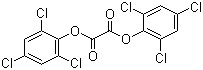 structure of CAS# 1165-91-9, Bis(2,4,6-trichlorophenyl)ethanedioate;Ethanedioic acid bis(2,4,6-trichlorophenyl) ester; Bis(2,4,6-trichlorophenyl) oxalate