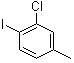 structure of CAS# 116632-42-9, 3-Chloro-4-iodotoluene;2-Chloro-1-iodo-4-methylbenzene