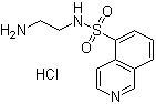 结构式 CAS# 116700-36-8, N-(2-氨乙基)-5-异喹啉磺酰胺盐酸盐