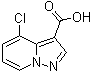 structure of CAS# 1167056-17-8, 4-Chloropyrazolo[1,5-a]pyridine-3-carboxylic acid